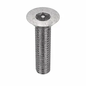 TAMPER-PRUF SCREW 91560 Machine Screw Flat, 8-32 X 3/4 Length, 25Pk | AE4CBZ 5JE40