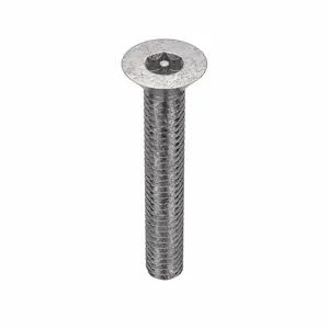 TAMPER-PRUF SCREW 91570 Machine Screw Flat, 8-32 X 1 Length, 25Pk | AE4CCA 5JE41