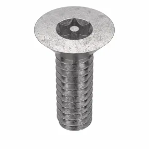 TAMPER-PRUF SCREW 91608 Machine Screw Flat, 10-24 X 5/8 Length, 25Pk | AE4CCF 5JE46