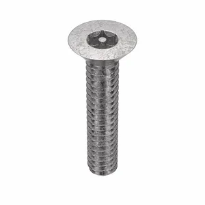 TAMPER-PRUF SCREW 91615 Machine Screw Flat, 10-24 X 1 Length, 25Pk | AE4CCH 5JE48