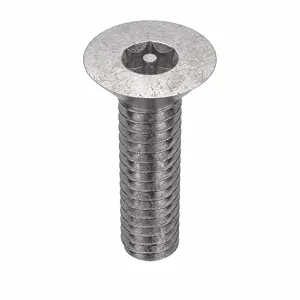 TAMPER-PRUF SCREW 91730 Machine Screw Flat 1/4-20 X 1 Size, 10Pk | AE4CCU 5JE58