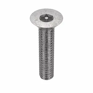 TAMPER-PRUF SCREW 91740 Machine Screw Flat 1/4-20 X 1-1/4Size, 10Pk | AE4CCV 5JE59