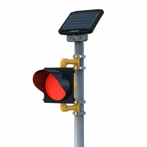 TAPCO 600591 Red Traffic Beacon, Yellow Polycarbonate Housing | CH6KKY 61DU27