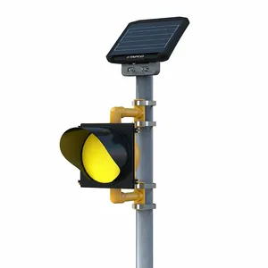 TAPCO 600592 Amber Traffic Beacon, Yellow Polycarbonate Housing | CH6KKZ 61DU25