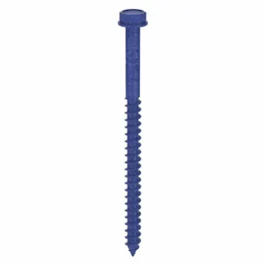 TAPCON 3145407 Hex Masonry Screw, 3/16 Inch Anchor Dia., 2-3/4 Inch Length, 100Pk | AD6UDG 4AK84