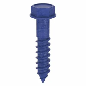 TAPCON 3153407 Hex Masonry Screw, 1/4 Inch Anchor Dia., 1-1/4 Inch Length, 100Pk | AD6UDJ 4AK86