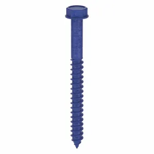 TAPCON 3159407 Hex Masonry Screw, 1/4 Inch Anchor Dia., 2-3/4 Inch Length, 100Pk | AD6UDM 4AK89