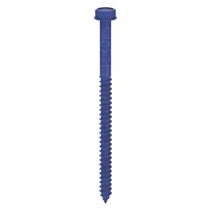 TAPCON 3165407 Hex Masonry Screw, 1/4 Inch Anchor Dia., 4 Inch Length, 100Pk | AD6UDQ 4AK92