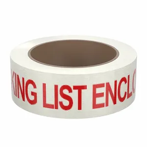 APPROVED VENDOR 15C754 Carton Sealing Tape Red/white 2 Inch x 55 Yard | AA6WGZ