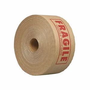 APPROVED VENDOR 15C805 Carton Tape Paper Brown/red 3 Inch x 450 Feet | AA6WKC