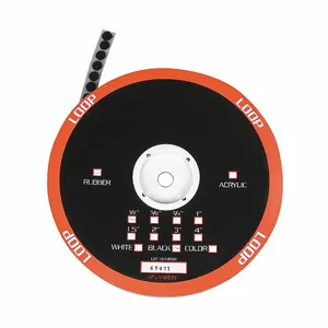 APPROVED VENDOR 16U768 Loop Round 7/8 Diameter Black Pk 945 | AA7YJE