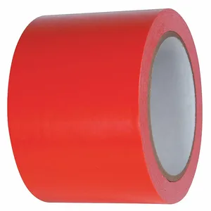 TAPECASE TC414 - RED Floor Marking Tape Roll 3 Inch Width - Pack Of 2 | AB7ZWD 24WH10