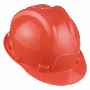 TASCO 100-02000 Hard Hat, Front Brim Head Protection, ANSI Classification Type 1, Class E, Orange | CU4ZAJ 45EU10