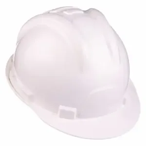 TASCO 100-12000 Hard Hat, Front Brim Head Protection, ANSI Classification Type 1, Class E, White | CU4ZAL 45EU11