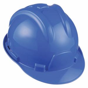 TASCO 100-22000 Hard Hat, Front Brim Head Protection, ANSI Classification Type 1, Class E, Blue | CU4ZAN 45EU12
