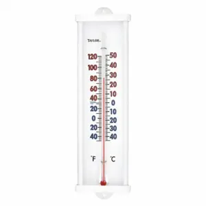 TAYLOR 5132N Analog Thermometer, Wall-Mount, -40 Deg to 120 Deg F/-40 Deg to 50 Deg C | CU4ZAQ 2T707