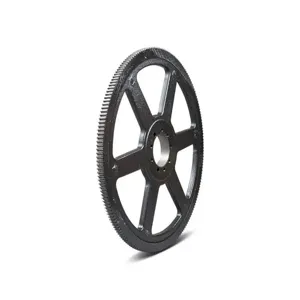 TB WOODS W14414M20 QT Power Chain Belt Sprocket, Cast Iron, 6.5 inch Hub Dia., 20mm Belt Width | AX4UXJ