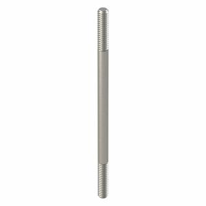 TE-CO 40789 Double End Threaded Stud, 1/2-13 Thread Size, 6 Inch Overall Length, 2Pk | AD6VXE 4BB59