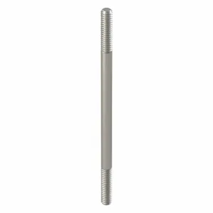 TE-CO 40973 Double End Threaded Stud, 3/4-10 Thread Size, 4 Inch Overall Length, 2Pk | AD6WDN 4BY55