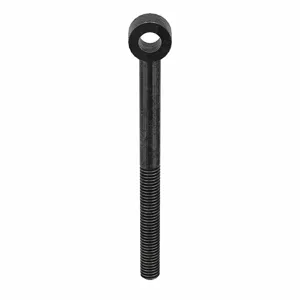 TE-CO 42943 Eye Bolt, Black Oxide, 3/8-16 Thread Size, 3/8 Inch Eye Dia., 5-3/8 Inch Length | AC4CDV 2YJN5