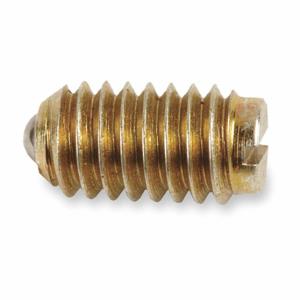 TE-CO 6390401 Spring Plunger, Metric, Gold-Coated Steel Body, 440 Stainless Steel Ball, 0.2360 In, 5 PK | CU6EBK 45RC61