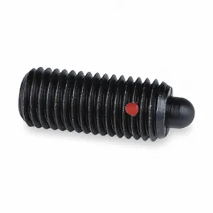 TE-CO 63707X01 Spring Plunger, Black Oxide-Coated Steel Body, Stainless Steel Nose, M10X1.5 Thread Size | CU6EFG 45RF17