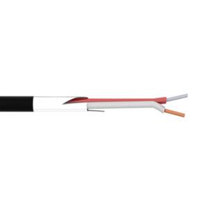 TE WIRE THMWJ-20-1S-P-1 Thermocouple Extension Wire, Shielded, 2 Conductors, 20 Awg, Iron And Copper-Nickel | CV8EWX
