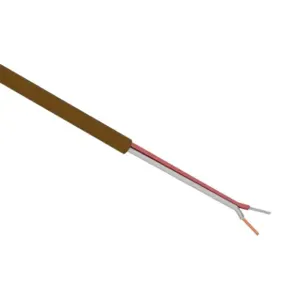 TE WIRE THMWJ-20-1U-F-1 Thermocouple Extension Wire, Unshielded, 2 Conductors, 20 Awg, Iron And Copper-Nickel | CV8EWY