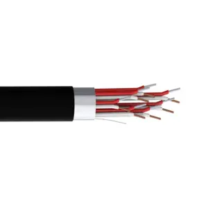 TE WIRE THMWJ-20-8S-P-1 Extension Cable, Shielded, 8 Twisted Pairs, 20 Awg, Iron And Copper-Nickel | CV7EXX