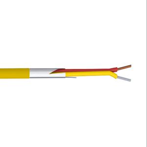 TE WIRE THMWK-20-1S-P-1 Thermocouple Extension Wire, Shielded, 2 Conductors, 20 Awg | CV8EXG