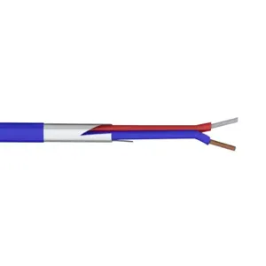 TE WIRE THMWT-20-1S-P-1 Extension Wire, Shielded, 2 Conductors, 20 Awg, Copper And Copper-Nickel | CV8EXT