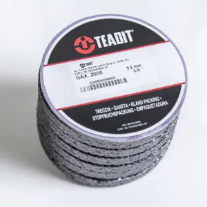 TEADIT P2000.12 Compression Packing Seal, 2000, 1/2 Inch Size, Foil Graphite | CN7FJL