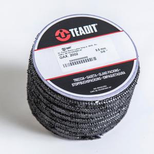 TEADIT P2002.12 Compression Packing Seal, 2002, 1/2 Inch Size, Carbon Yarn | CN7FLA