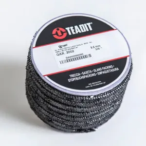 TEADIT P2002.34 Compression Packing Seal, 2002, 3/4 Inch Size, Carbon Yarn | CN7FLD