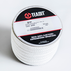 TEADIT P2006.14 Compression Packing Seal, 2006, 1/4 Inch Size, Lurbicated PTFE | CN7FMY