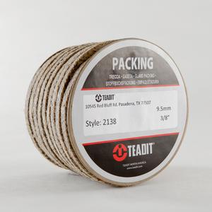 TEADIT P2138.78 Compression Packing Seal, 2138, 7/8 Inch Size, Ramie Yarn with Impregnantion | CN7FUM