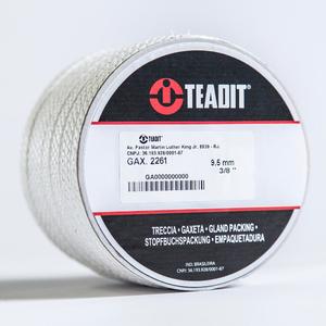 TEADIT P2261SAN.58 Compression Packing Seal, 2261San, 5/8 Inch Size, Expanded PTFE NS4-61 Approved | CN7FYB