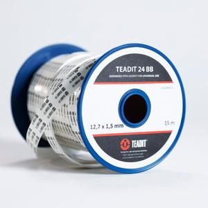TEADIT SL24BBA.50.1.12 Gasket Tape, .120 Inch Thickness X 1 Inch X 50 Feet Size, Expanded PTFE | CN7KQX