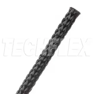 TECHFLEX SDN0.25BK Super Duty 1/4 Inch, Black Nylon Sleeving | CU4ZBY 103T87