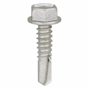 TEKS 1149000 Drilling Screw, 1/4-14 Thread Size, 1 Inch Length, 250Pk | AC6VGV 36K097