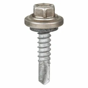 TEKS 1165253 Drilling Screw, #12-14 Thread Size, 1 Inch Length, 250Pk | AC6VJR 36K142