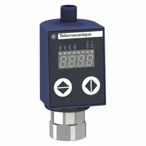 TELEMECANIQUE SENSORS XMLR160M2P09 Fluid and Air Pressure Sensor, 0 to 3625 PSI, PNP, Progra mmable | CU6EQV 40HZ76