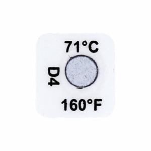 TEMPIL 26256 Nicht umkehrbarer Temperaturanzeiger, vertikaler Streifen, 1 Punkt, 160 Grad. F, 71 Grad. C, 210 Stück | CJ2XJW 52HR28