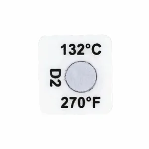 TEMPIL 26290 Non Reversible Temp Indicator, Vertical Strip, 1 Point, 270 Deg. F, 1000Pk | CJ2XKH 52HR43