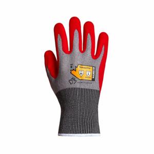 TENACTIV S18WTFN-11 Work Gloves, 2XL 11, ANSI Cut Level A4, Palm, Dipped, Foam Nitrile, Texture, Gray, 1 PR | CU6FGQ 793WG9
