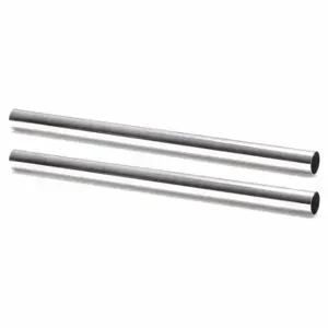 TENNANT KTRI05799 Vacuum Wand Set, For 1 1/4 Inch Hose Dia, For Shop Vacuum Vacuum Type, 2 Chrome Wands | CU6FUT 55EX66