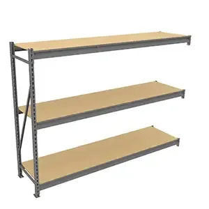 TENNSCO BU-962472PA Bulk Storage Rack Adder, Particleboard Decking, 24 x 96 x 72 Inch Size | CH3HEJ