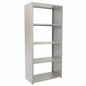 TENNSCO LS-5-3618-6 Boltless Shelving, Starter, Medium-Duty, 36 Inch x 18 in, 78 Inch Height, 5 Shelves | CU6GCT 45UW13