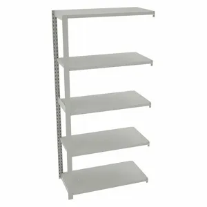 TENNSCO TO-5-3618-6 Boltless Shelving, Add-On, Medium-Duty, 36 Inch x 18 in, 78 Inch Overall Height, 5 Shelves | CU6FYL 45UW25