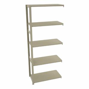 TENNSCO TO-5-3618-7 Boltless Shelving, Add-On, Medium-Duty, 36 Inch x 18 in, 90 Inch Overall Height, 5 Shelves | CU6FYQ 45UW56